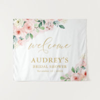Bienvenida a la ducha de novia del paisaje floral