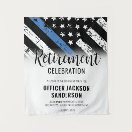 Tapiz Bienvenida al Fiesta de Retiro de la Policía Encar