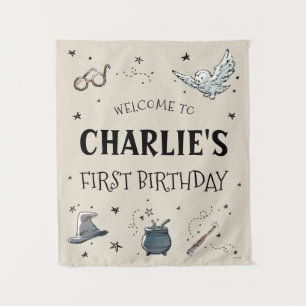 Tapiz Bienvenida al primer cumpleaños de Harry Potter