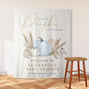 Tapiz Bienvenida al Shower del Bebé Calabacita