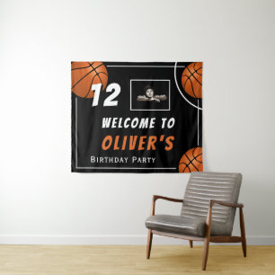 Tapiz Bienvenida Baloncesto Deportes Foto Fiesta de cump