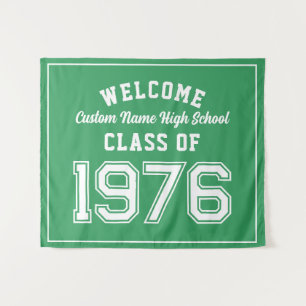 Tapiz Bienvenida Clase de 1976, Decoración de Fiesta de 