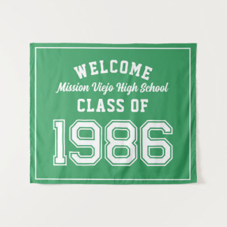 Tapiz Bienvenida Clase de 1986, Decoración de la Fiesta 