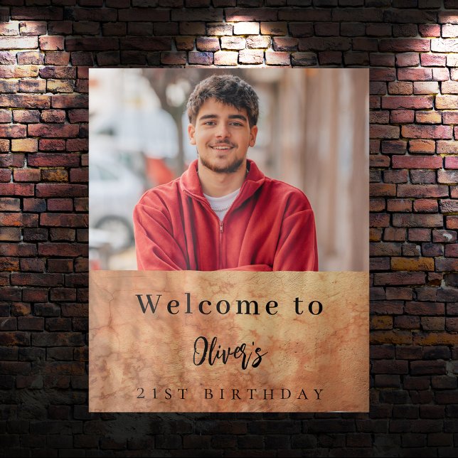 Tapiz Bienvenida de cumpleaños de la foto de la pared de (Subido por el creador)