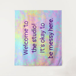 Tapiz "Bienvenido Al Estudio"