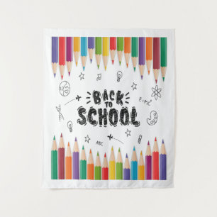 Tapiz Bienvenido De Nuevo A La Camisa Escolar, Primer Dí