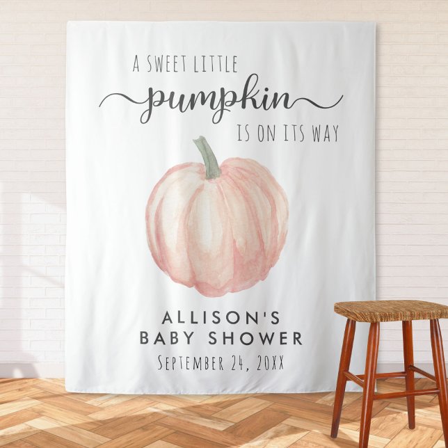Tapiz Bienvenidos a la Baby Shower Cumpkin (Subido por el creador)