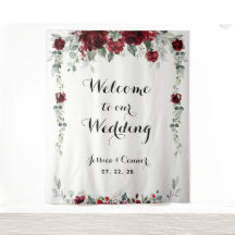 Bienvenidos a Nuestra Boda de Eucalipto Blanco de 