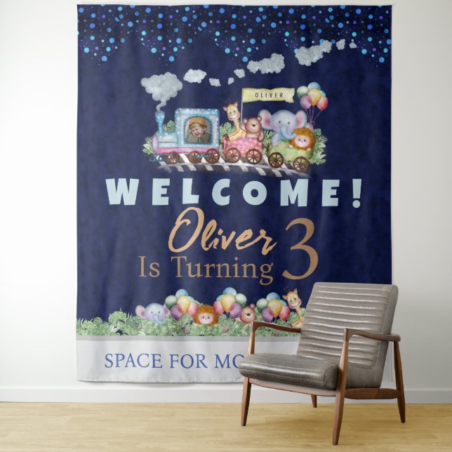 Tapiz Bienvenidos al gran fiesta (In situ)