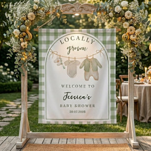 Tapiz Bienvenidos Banner para Baby Shower de Productos L