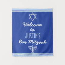Bienvenidos personalizados al Bar Mitzvah