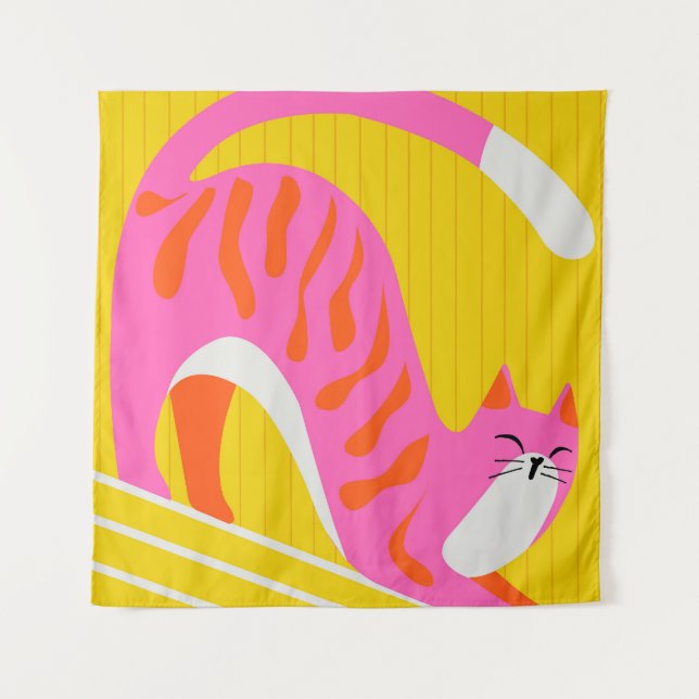 Tapiz Bigotes soñolientos (Anverso)