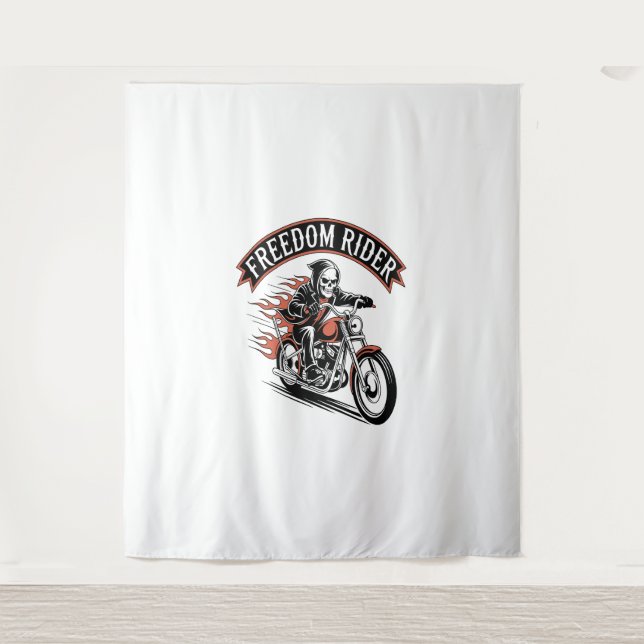Tapiz Biker de FreeDom Rider (Anverso)