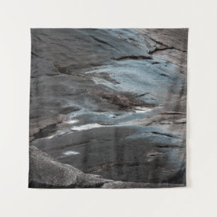 Tapiz Black and gray abstract painting