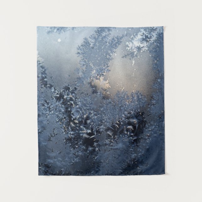 Tapiz Black and white floral textile (Anverso)