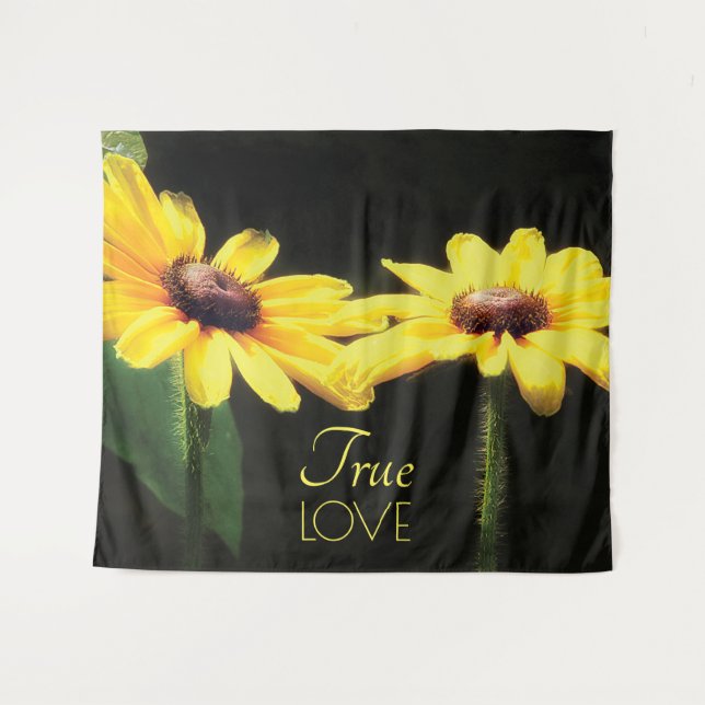 Tapiz Black Eyed Susan Photo True Love (Anverso (horizontal))