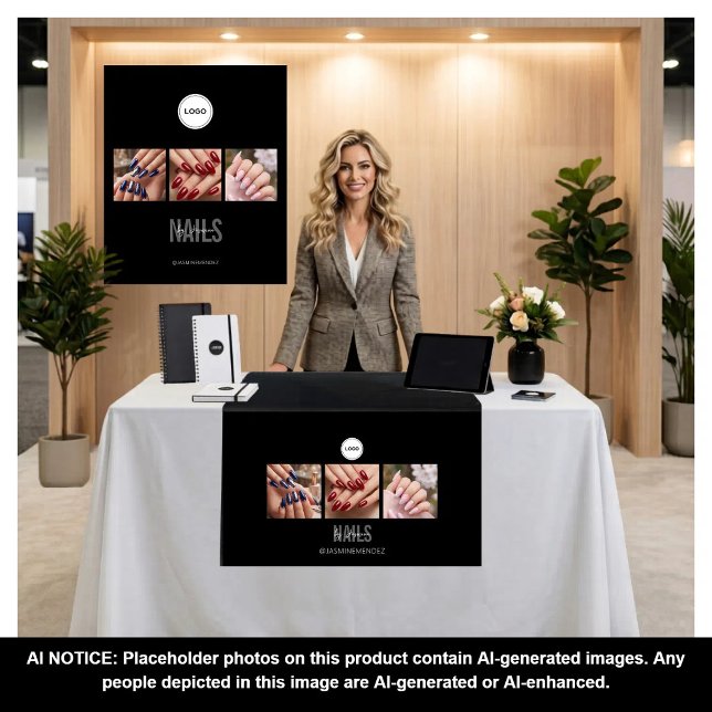 Tapiz Black Nails Studio Foto Collage Feria Comercial (Subido por el creador)