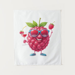 Tapiz Blackberry Fun vacaciones alegres bebida tropical