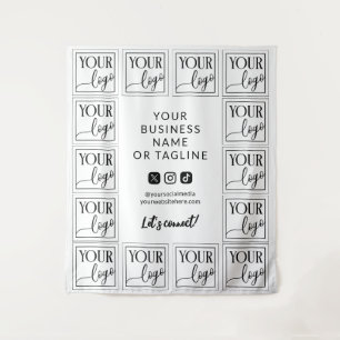 Tapiz Blancen su logotipo y el entorno empresarial de lo