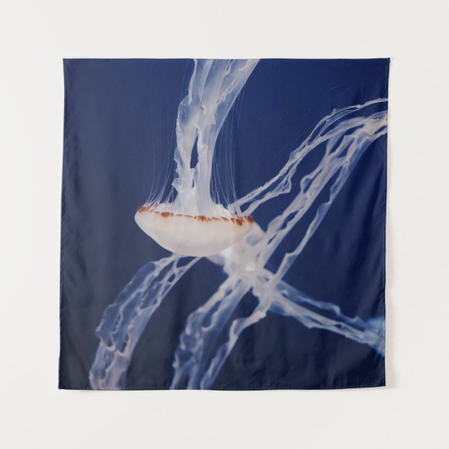 TAPIZ BLANCO JELLY FISH (Anverso)