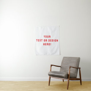 Tapiz blanco sólido personalizado - Personalizado 