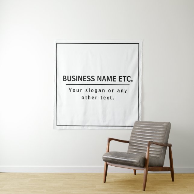 Tapiz Blanco y negro moderno (In situ)