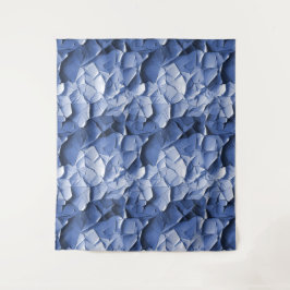 Tapiz bleu craquelure Tenture