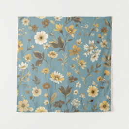 Tapiz Bloom azul del jardín