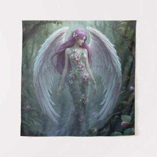 Tapiz Blooming Forest Angel