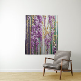 Tapiz Blooming Wallpaper Violet Gold Wisteria