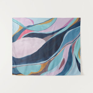 Tapiz Bloque de color moderno Abstract Art Tapestry