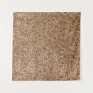 Tapiz Bloque de ladrillo marrón