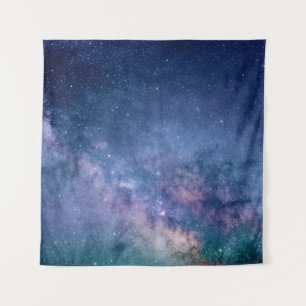 Tapiz Blue and purple galaxy digital