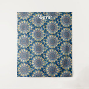 Tapiz Blue Chakra Kaleidoscope Thunder_Cove
