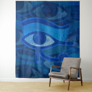 Tapiz Blue Horus Eye