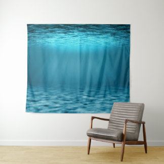 Tapiz Blue Ocean Underwater Scene