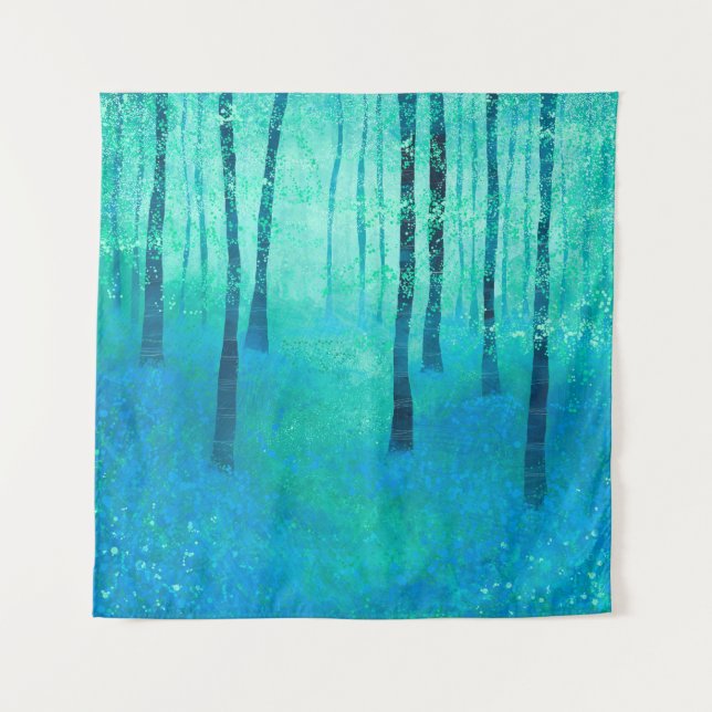 Tapiz Bluebell Woodland (Anverso)