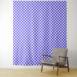 Tapiz Blueberry cream checkered pattern