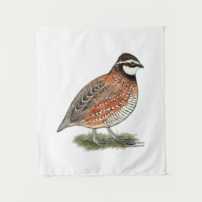 Tapiz Bobwhite Quail Rooster (Anverso)