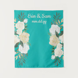 Tapiz Boda de la vegetación Foto Booth Fondo Primavera B