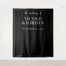 Tapiz Boda de Moda simple moderno