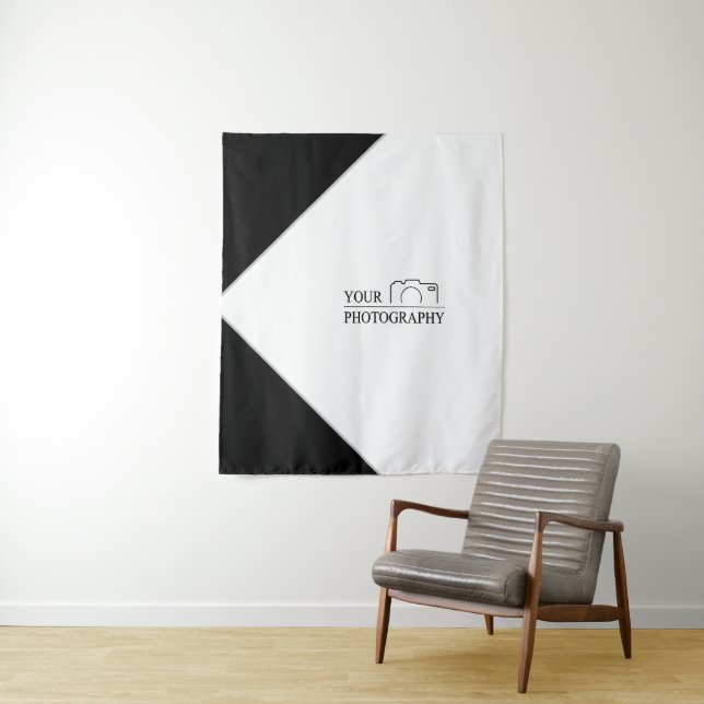 Tapiz Boda elegante añade fotografía personalizada (In situ)