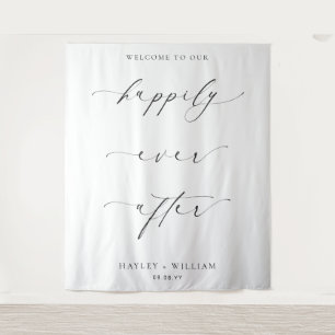 Tapiz Boda Ellesmere Welcome Happily Ever After