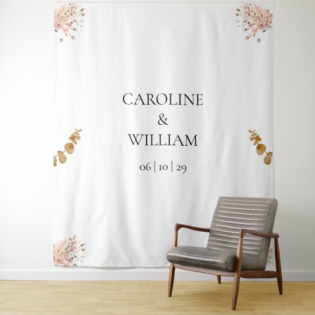 Tapiz Boda Floral Booth (In situ)