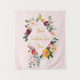 Tapiz Boda Floral Fondo de recepción Foto Booth Prop