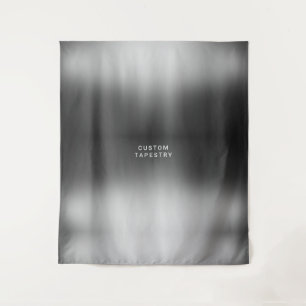 Tapiz Boda gris plateado simple texto e imagen personali