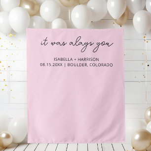 Tapiz Boda moderno Bienvenida Personalizado Boho Wedding