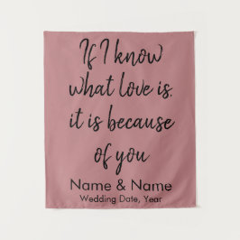 Tapiz Boda Rústico en recepción con un presupuesto reduc