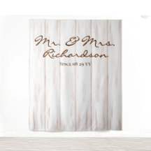 Bodas de tablones de madera rústica envejecida bla