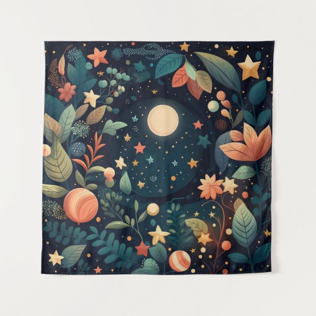 Tapiz Boho Celestial (Anverso)